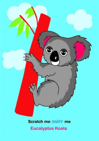 Eucalyptus Koala scratch & Sniff Greeting Card